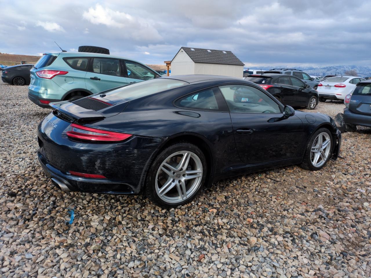 2017 Porsche 911 VIN WP0AA2A96HS107967 Copart auction photo, front end damage thumbnail 3