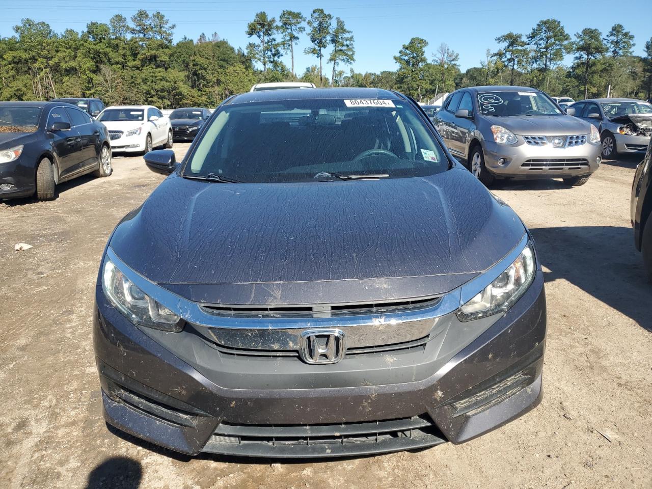 2016 Honda Civic VIN 19XFC2F58GE059153 Copart auction photo, side / front end damage thumbnail 5