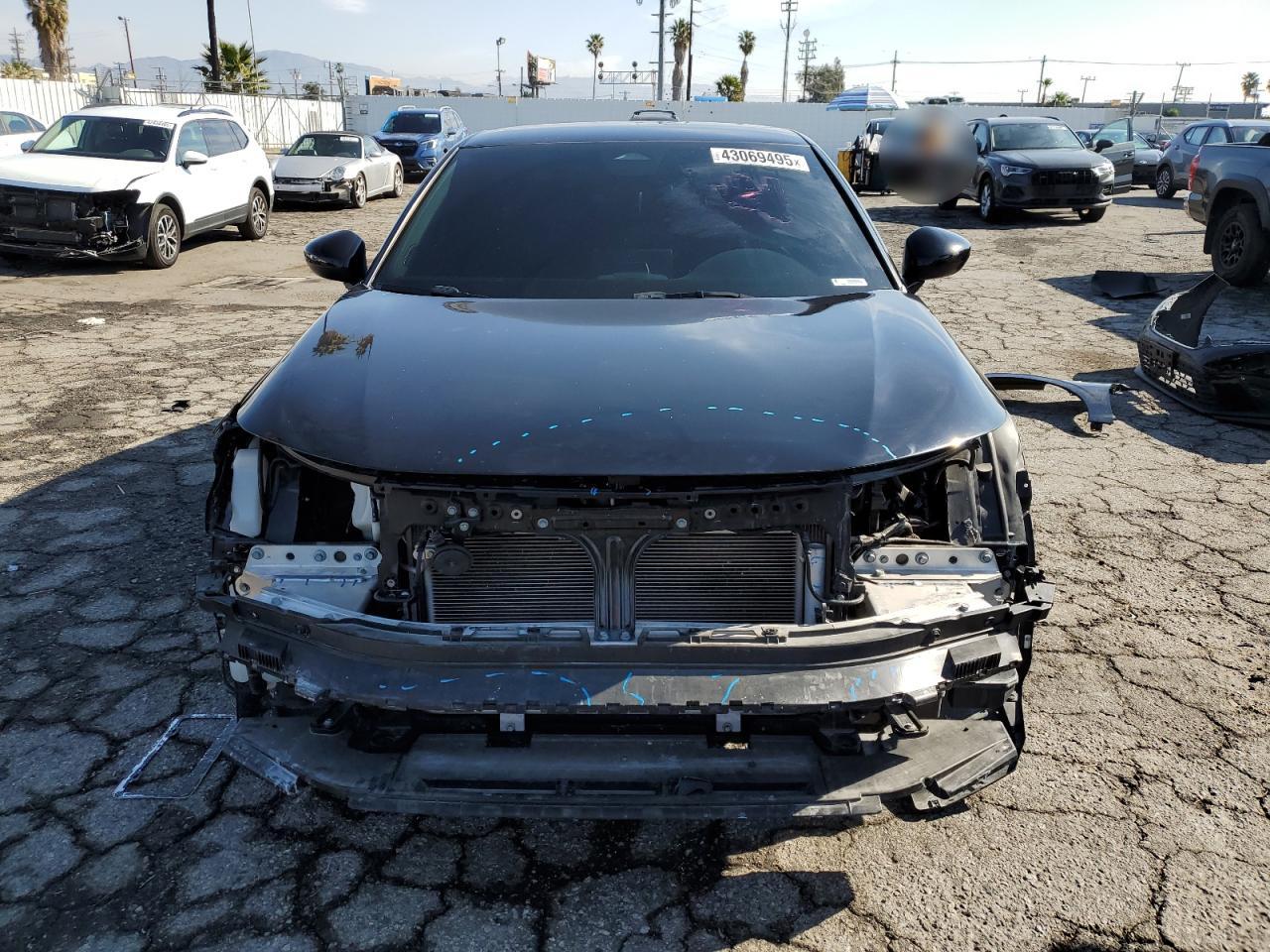 2022 Honda Civic VIN 2HGFE2F57NH590566 Copart auction photo, front end / minor dent/scratches damage thumbnail 5