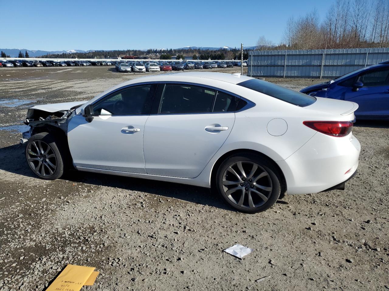 2017 Mazda 6 VIN JM1GL1W56H1130479 Copart auction photo, biohazard/chemical / front end damage thumbnail 2