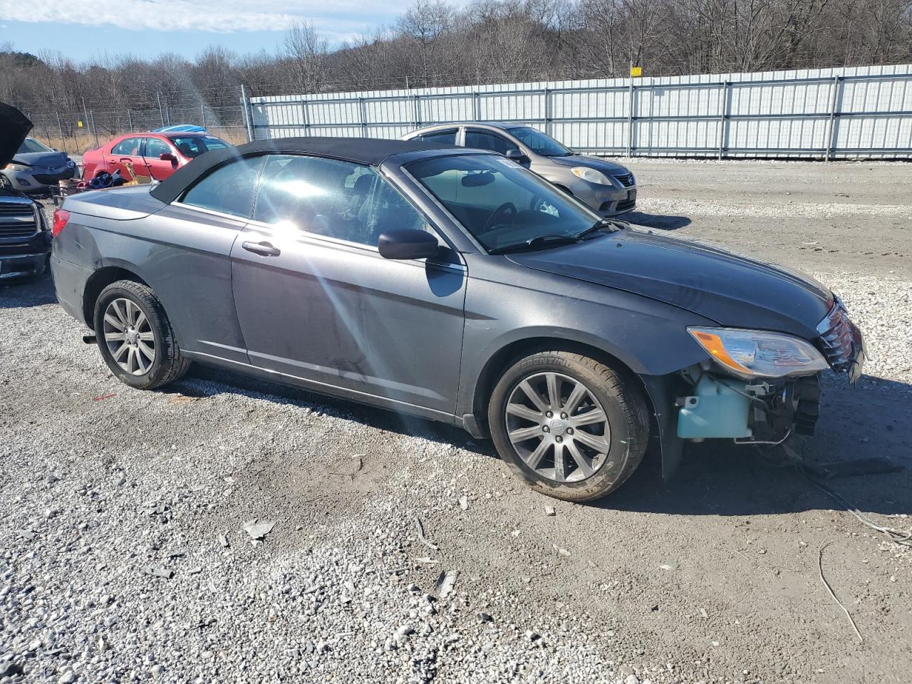 2014 Chrysler 200 VIN 1C3BCBEB2EN158375 Copart auction photo, front end / rear end damage thumbnail 4