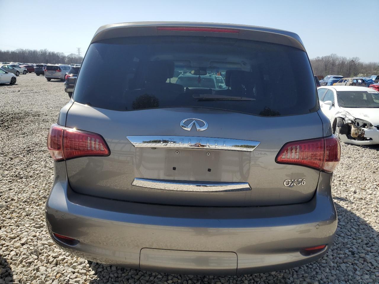 2012 Infiniti QX56 VIN JN8AZ2NF5C9518211 Copart auction photo, front end damage thumbnail 6