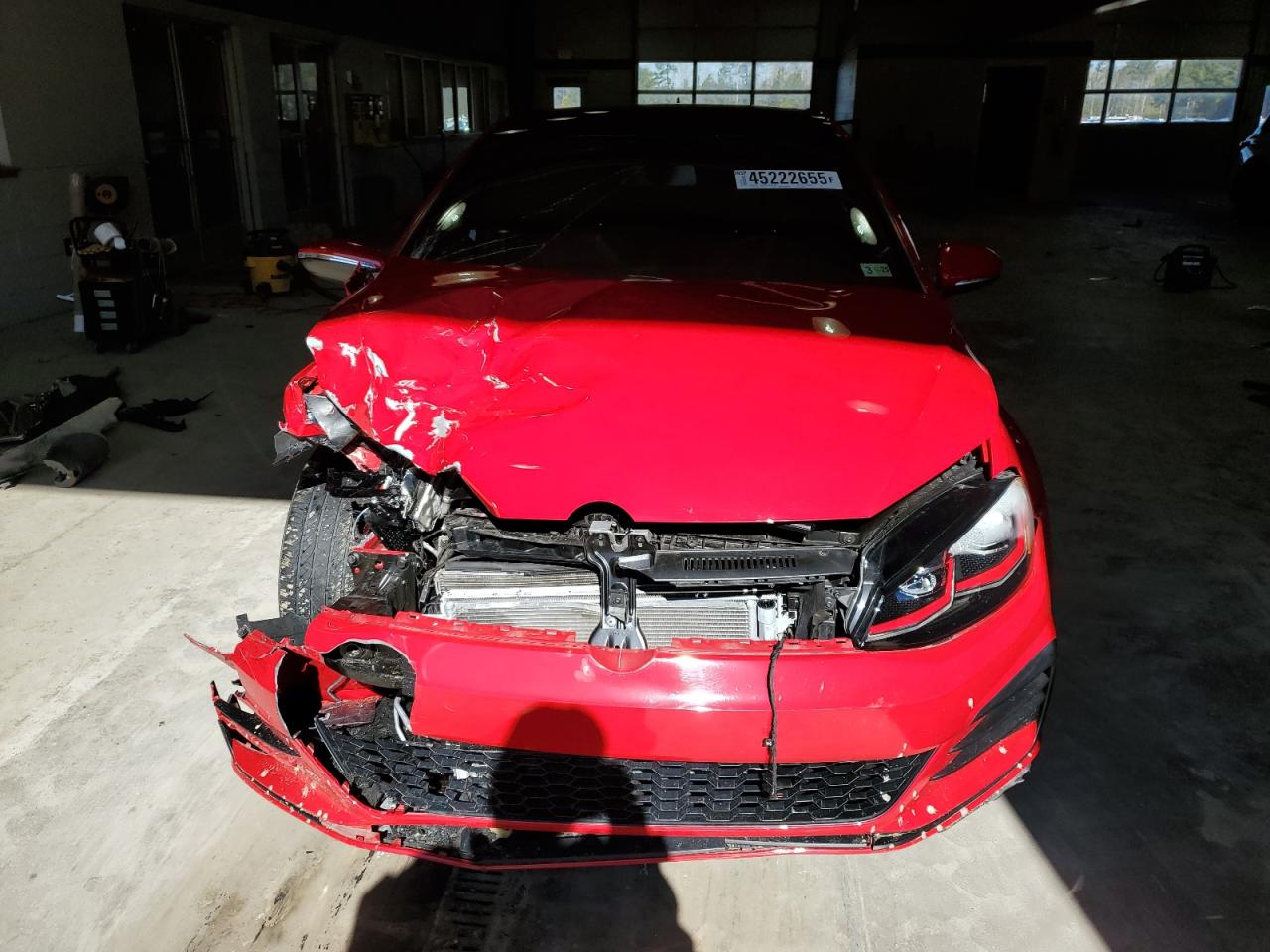 2019 Volkswagen GTI VIN 3VW6T7AU1KM014112 Copart auction photo, front end / undercarriage damage thumbnail 5
