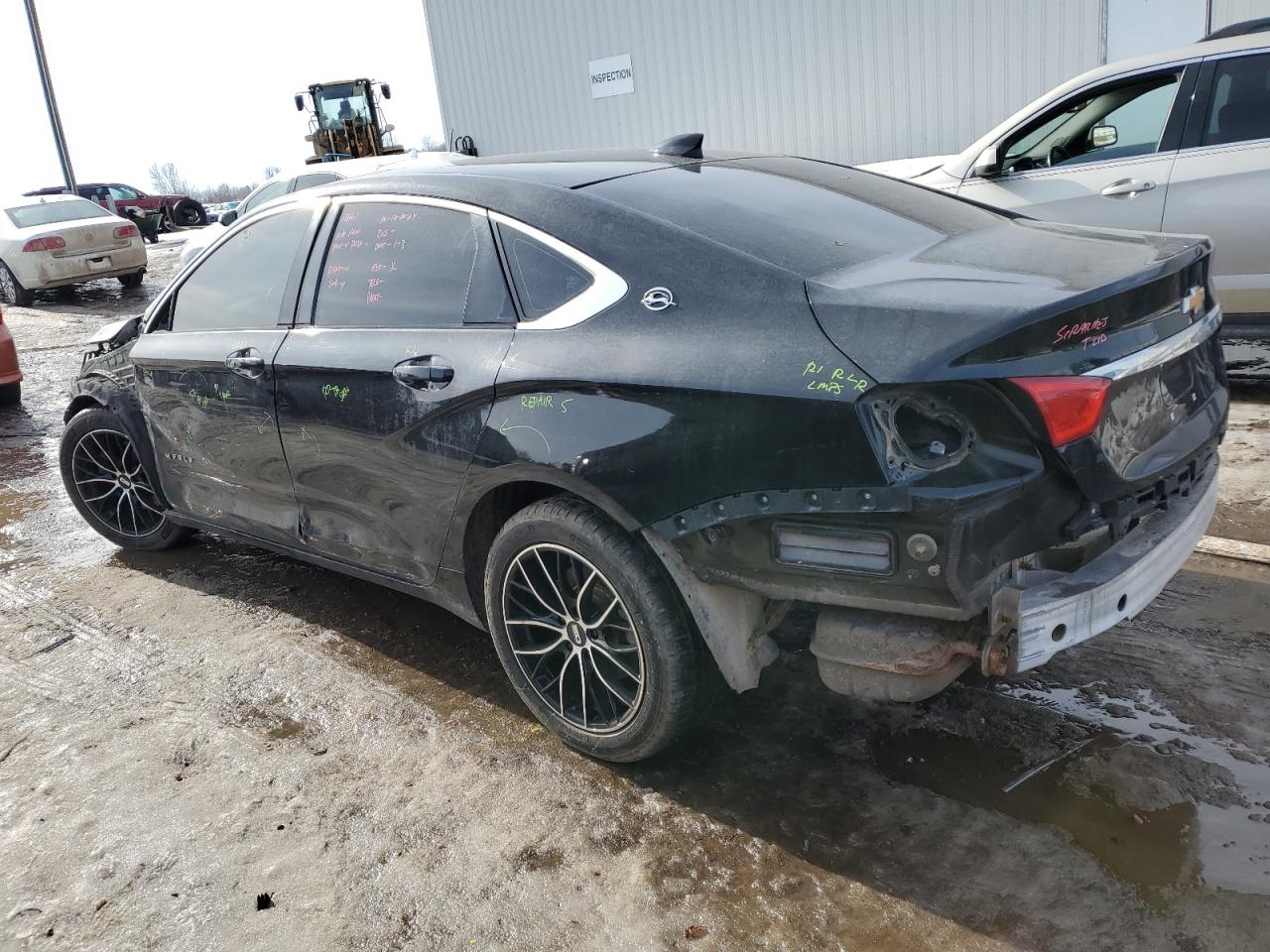2015 Chevrolet Impala VIN 1G11Z5SL1FU105963 Copart auction photo, front end / rear end damage thumbnail 2