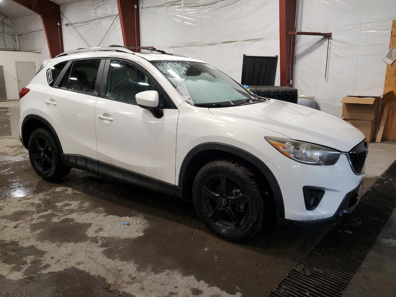 2014 Mazda CX-5 VIN JM3KE4DY9E0343616 Copart auction photo, undercarriage / all over damage thumbnail 4