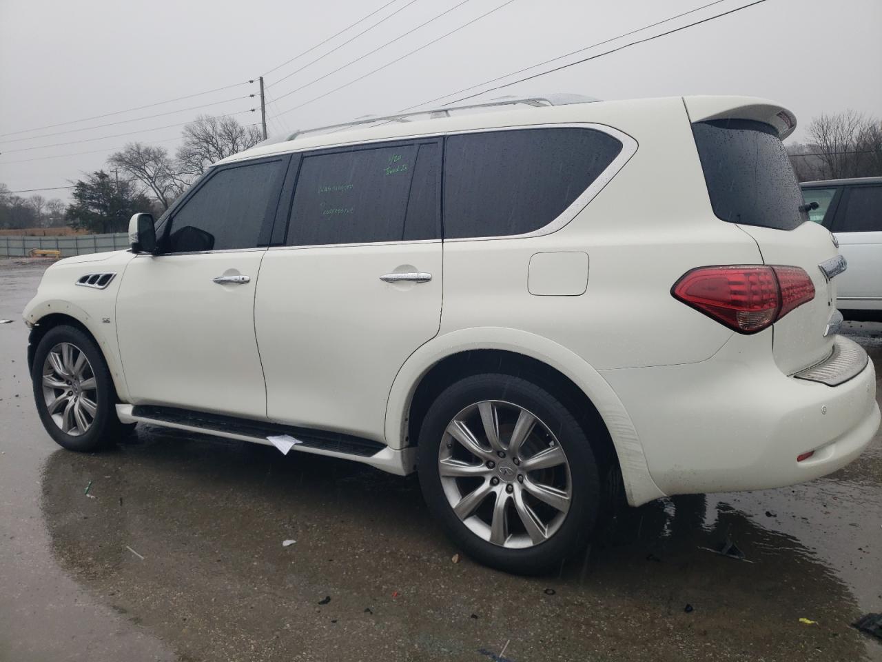 2014 Infiniti QX80 VIN JN8AZ2NC7E9353089 Copart auction photo, front end damage thumbnail 2