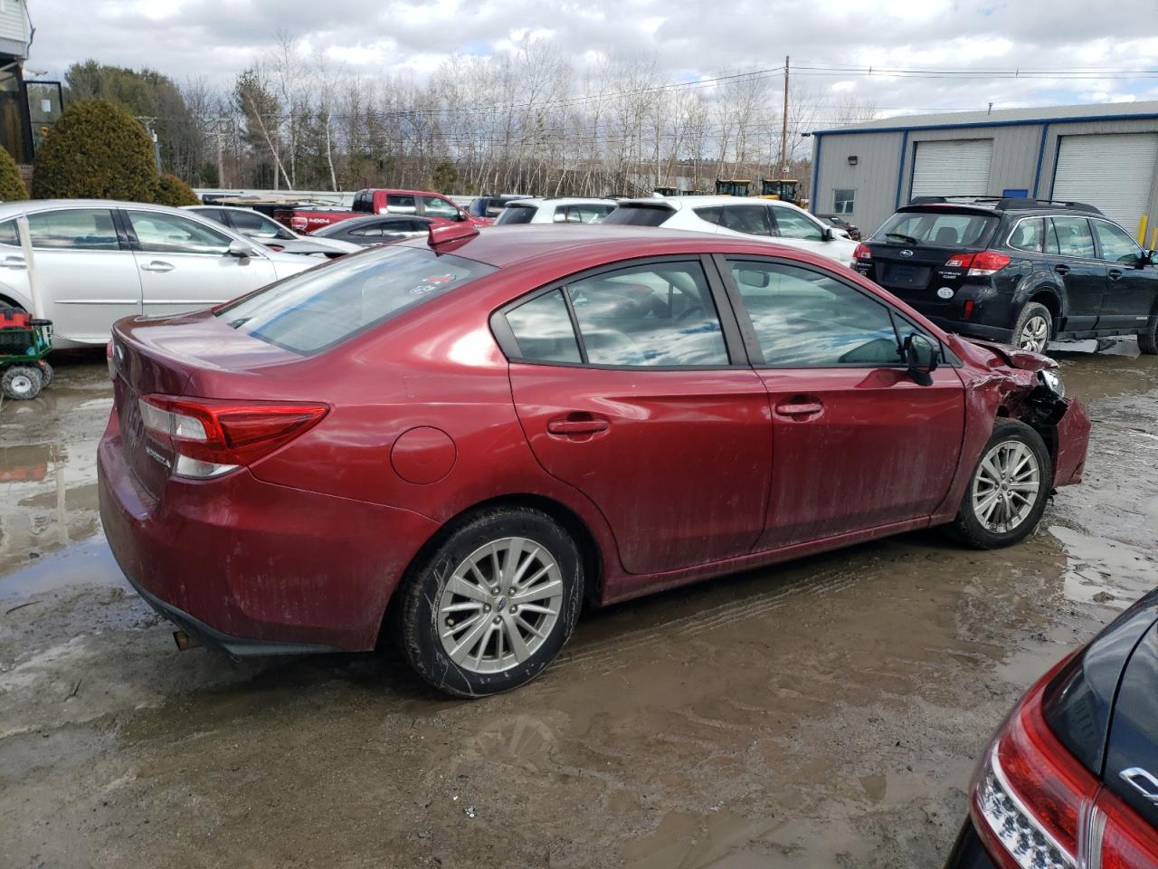 2018 Subaru Impreza VIN 4S3GKAD66J3625340 Copart auction photo, front end / minor dent/scratches damage thumbnail 3