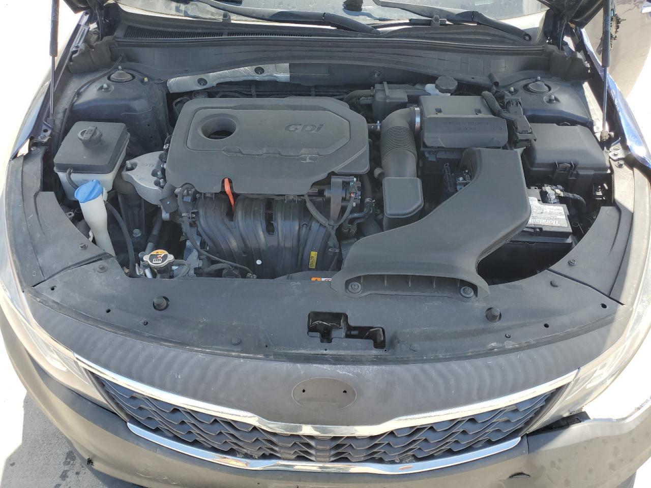 2020 KIA Optima VIN 5XXGT4L31LG386708 Copart auction photo, front end / side damage thumbnail 11
