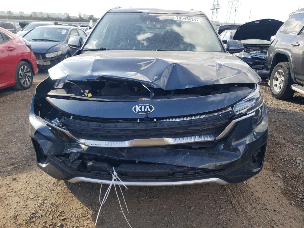2021 KIA Seltos VIN KNDEUCAA4M7167591 Copart auction photo, front end damage thumbnail 5