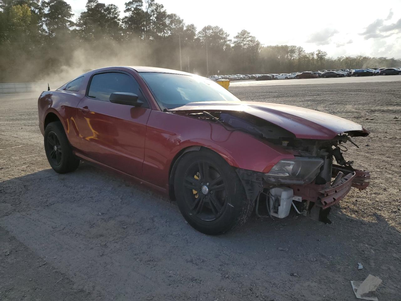 2014 Ford Mustang VIN 1ZVBP8AM6E5280843 Copart auction photo, front end damage thumbnail 4
