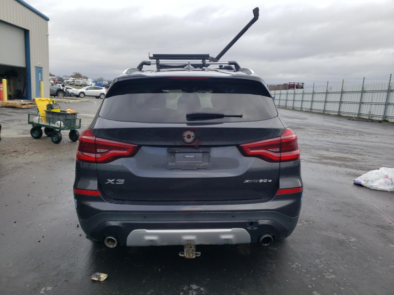 2021 BMW X3 VIN 5UXTS1C02M9E37624 Copart auction photo, front end / undercarriage damage thumbnail 6