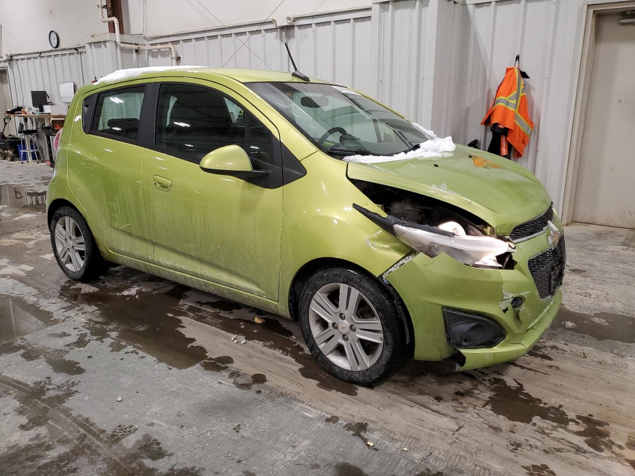 2014 Chevrolet Spark VIN KL8CB6S96EC414646 Copart auction photo, front end damage thumbnail 4