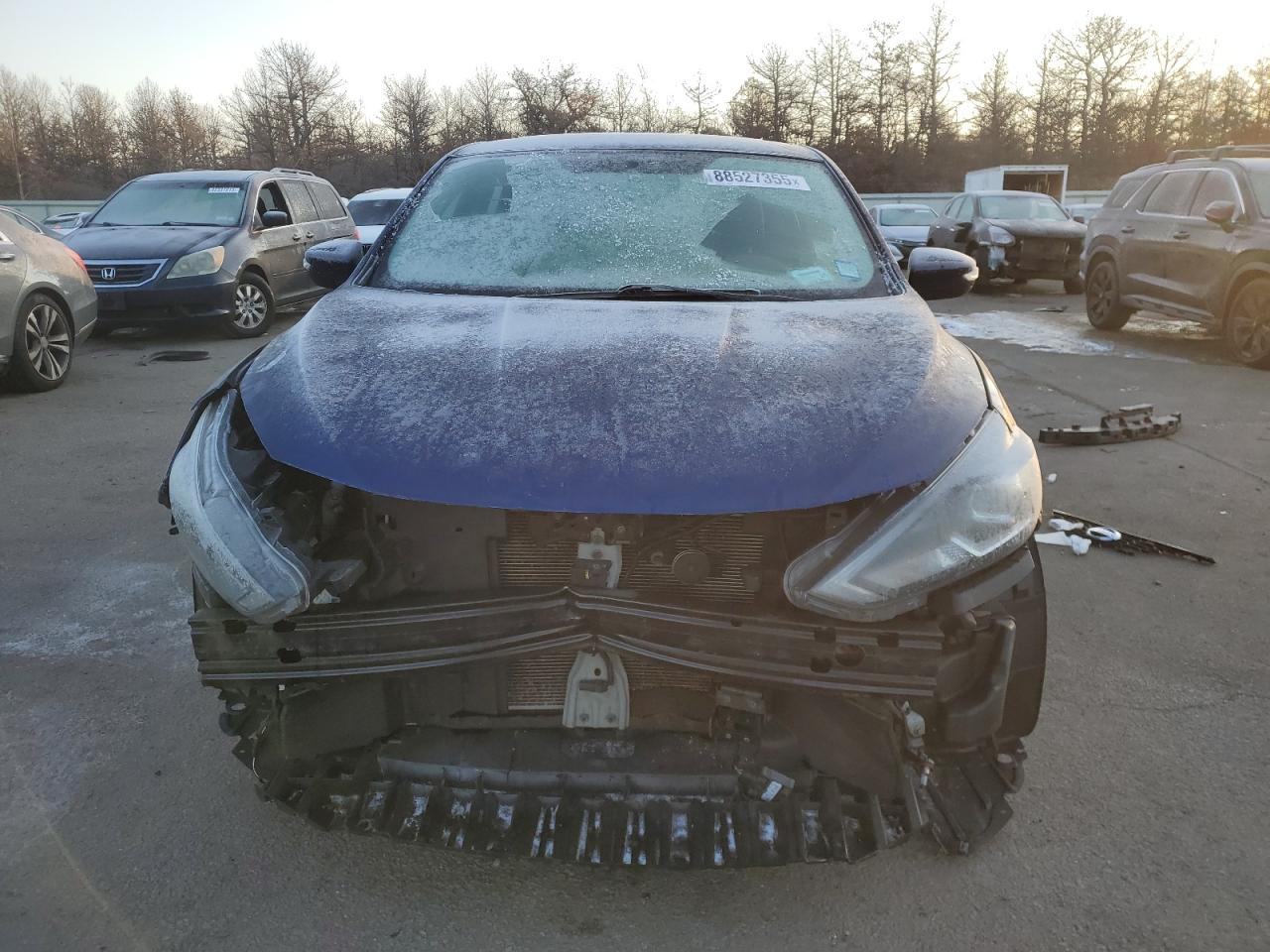 2017 Nissan Sentra VIN 3N1AB7AP6HY409627 Copart auction photo, front end / minor dent/scratches damage thumbnail 5