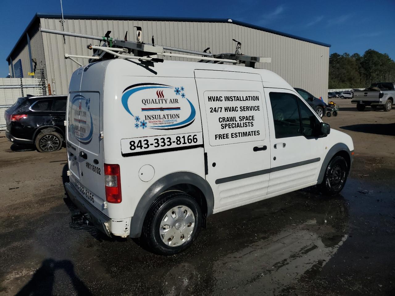 2011 Ford Transit VIN NM0LS7AN5BT047842 Copart auction photo, burn damage thumbnail 3