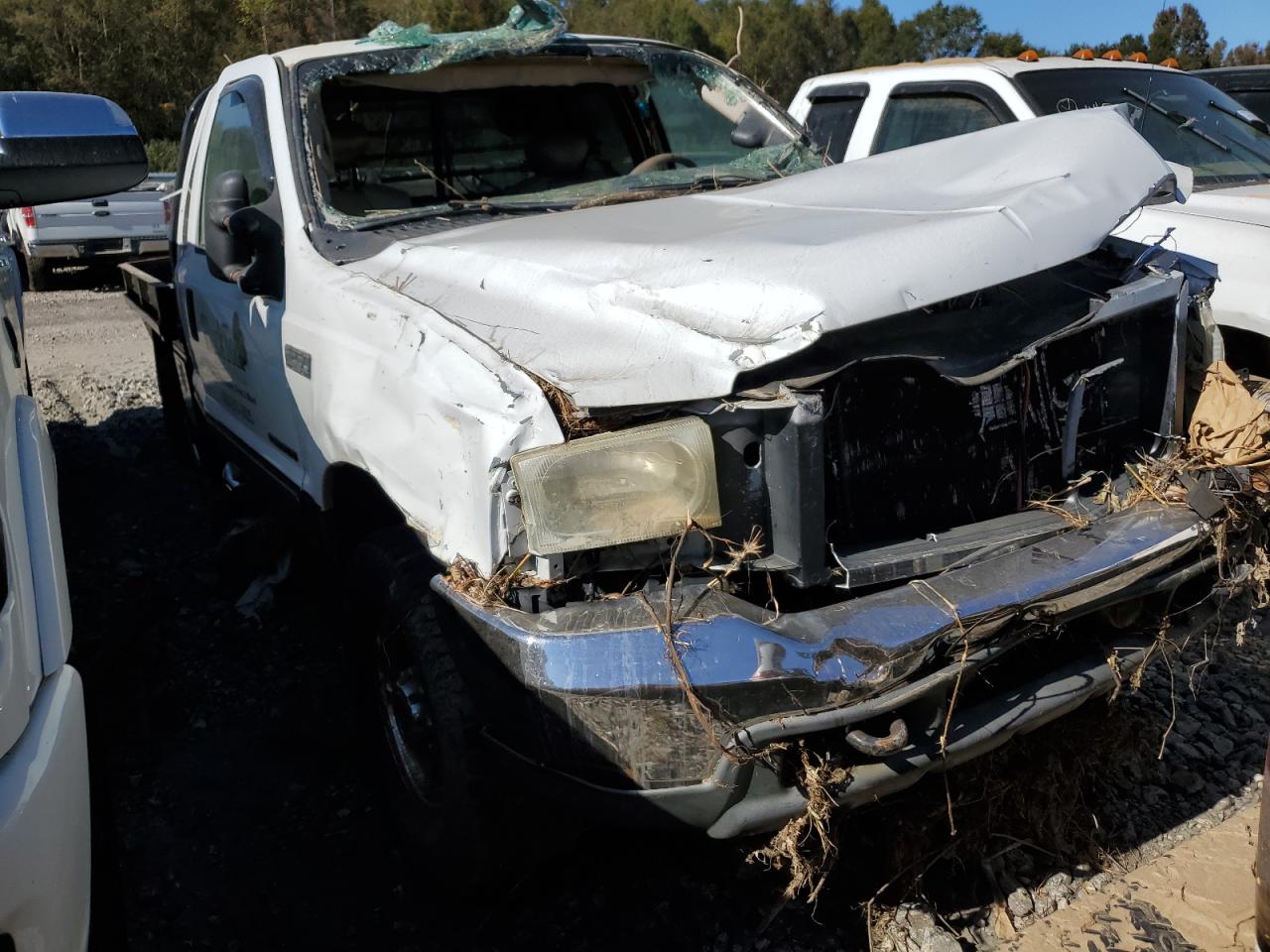 2002 Ford F250 VIN 1FTNX21F22EC10623 Copart auction photo, water/flood damage thumbnail 4