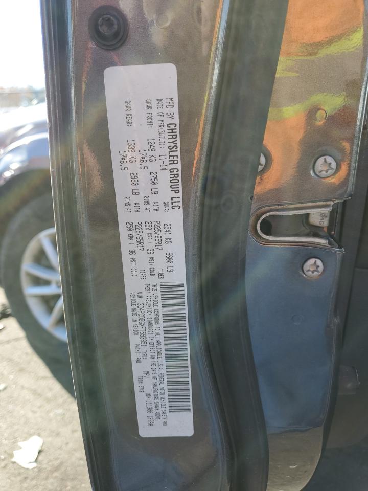 2015 Dodge Journey VIN 3C4PDDBGXFT593351 Copart auction photo, front end damage thumbnail 13