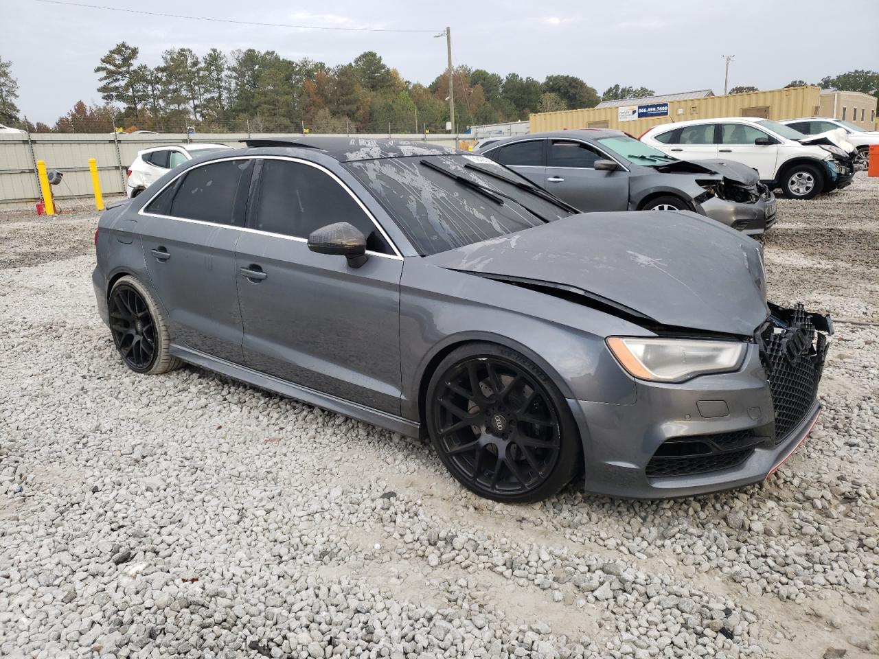 2015 Audi S3 VIN WAUBFGFF3F1127532 Copart auction photo, front end damage thumbnail 4