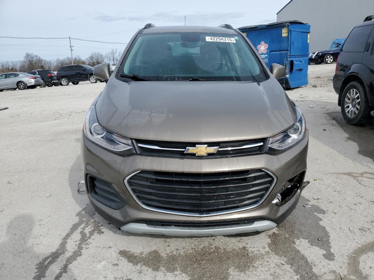 2021 Chevrolet Trax VIN KL7CJLSM4MB360827 Copart auction photo, front end / side damage thumbnail 5