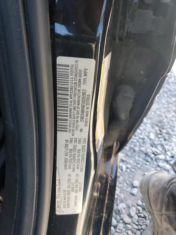 2015 Fiat 500 VIN ZFBCFABH6FZ035962 Copart auction photo, rear end / minor dent/scratches damage thumbnail 12