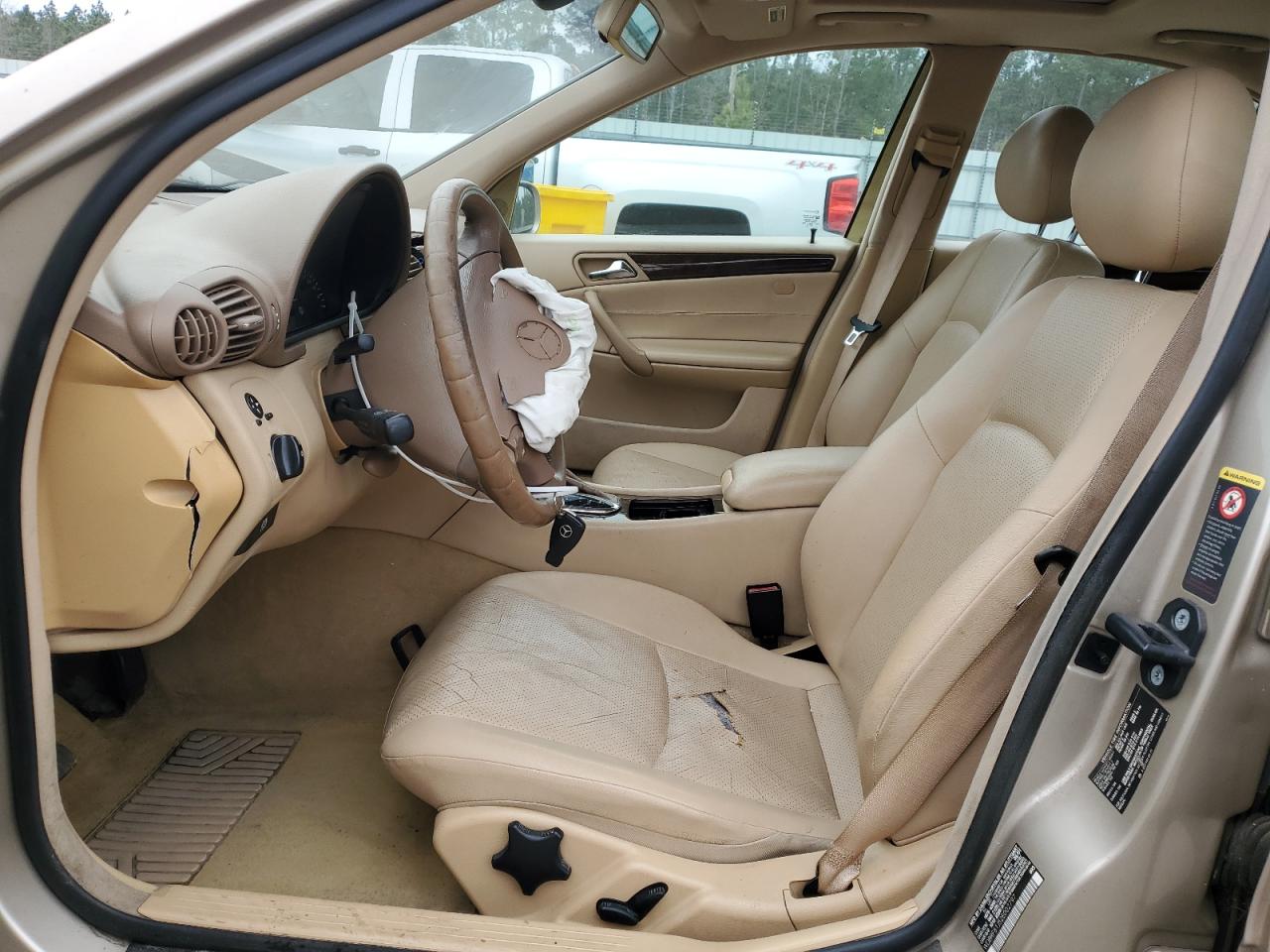 2002 Mercedes-Benz C-klasse VIN WDBRF61J52E002797 Copart auction photo, front end damage thumbnail 7