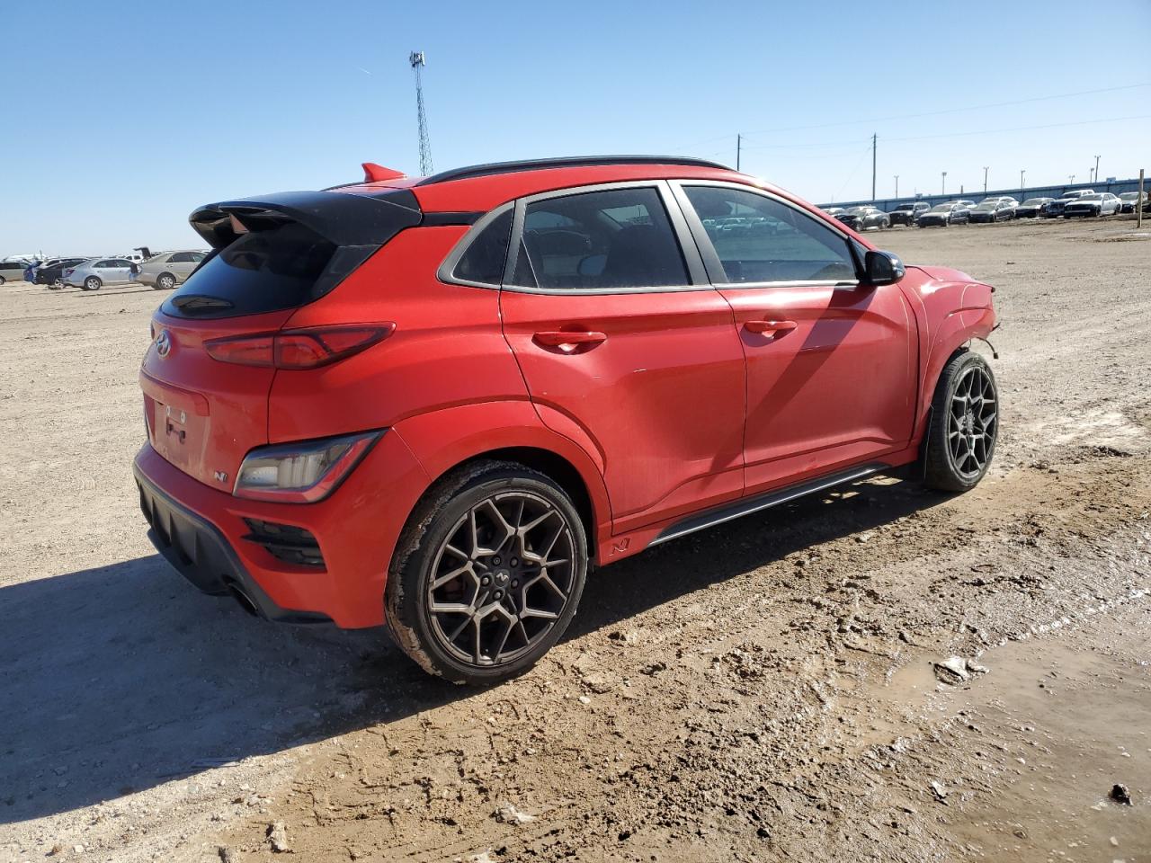 2023 Hyundai Kona VIN KM8KH3AC2PU009759 Copart auction photo, front end damage thumbnail 3