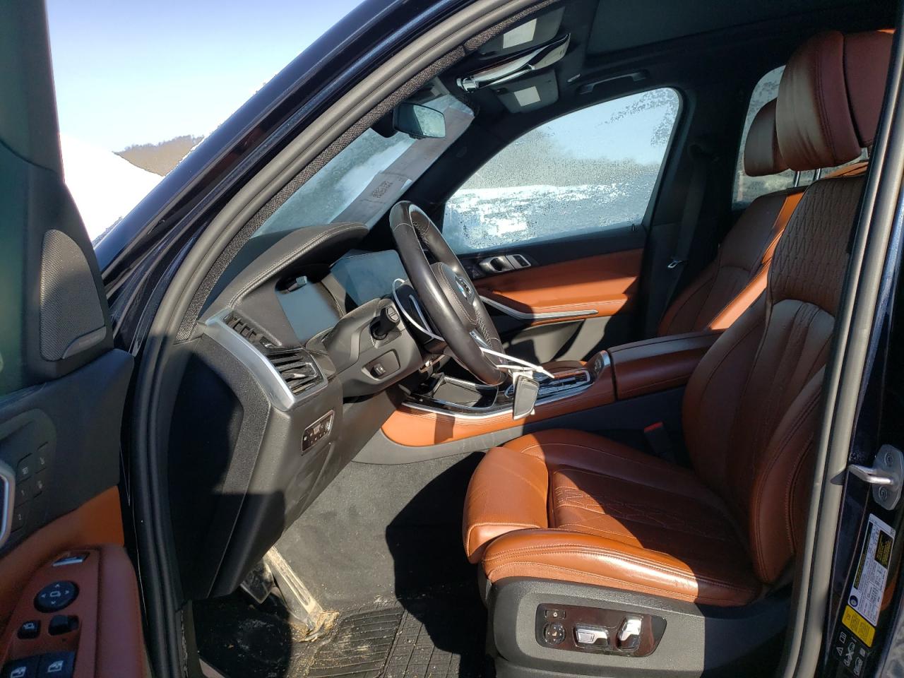 2021 BMW X5 VIN 5UXJU4C0XM9F65869 Copart auction photo, front end / minor dent/scratches damage thumbnail 7