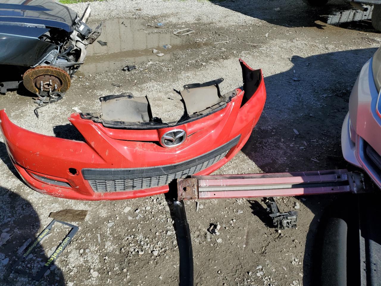 2007 Mazda 3 VIN JM1BK34L571695721 Copart auction photo, front end damage thumbnail 13