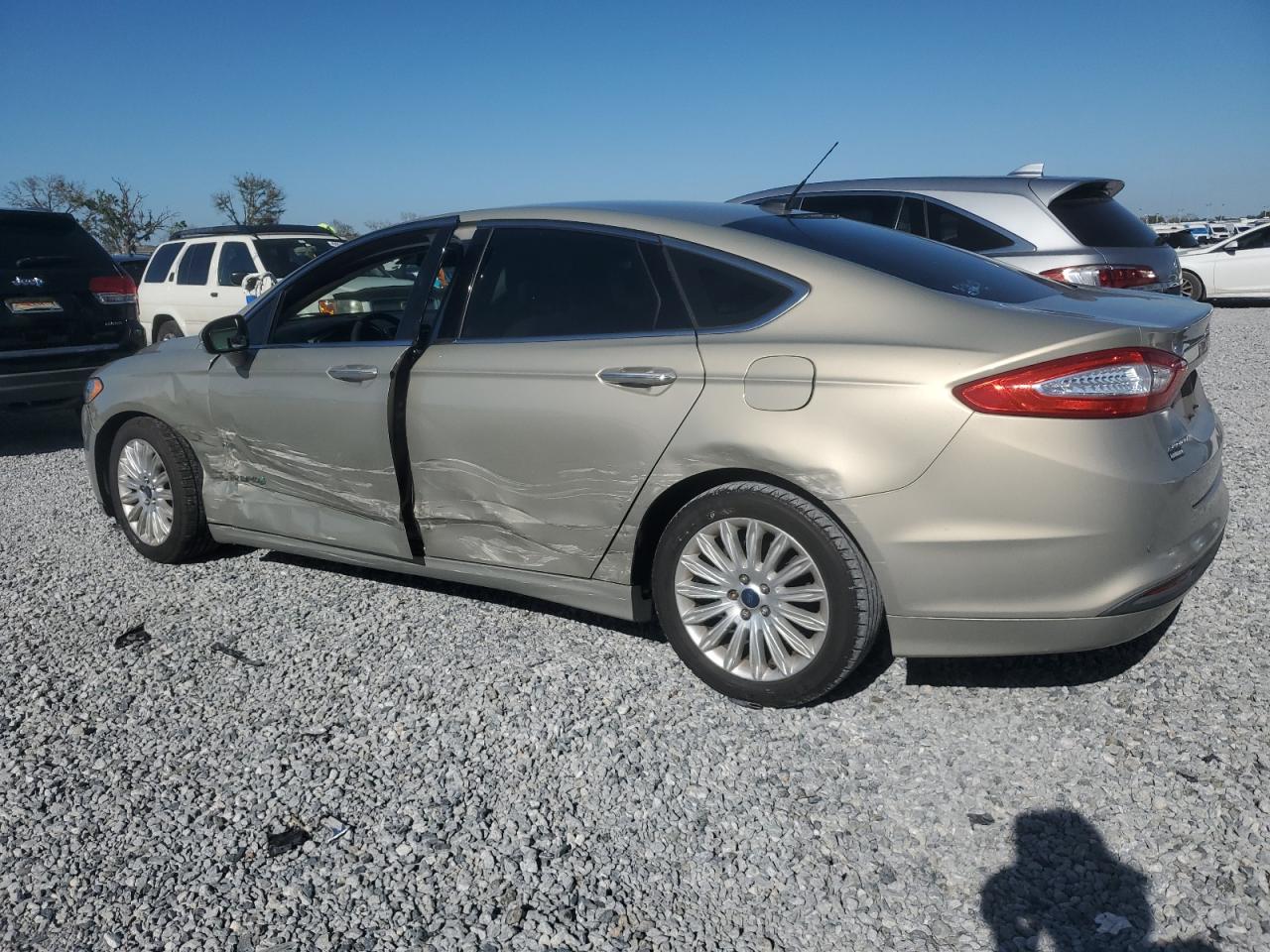 2015 Ford Fusion VIN 3FA6P0LU0FR157689 Copart auction photo, side damage thumbnail 2