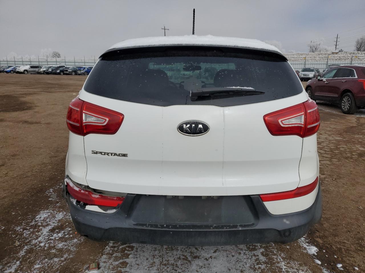 2011 KIA Sportage VIN KNDPBCA21B7023078 Copart auction photo, front end / rear end damage thumbnail 6