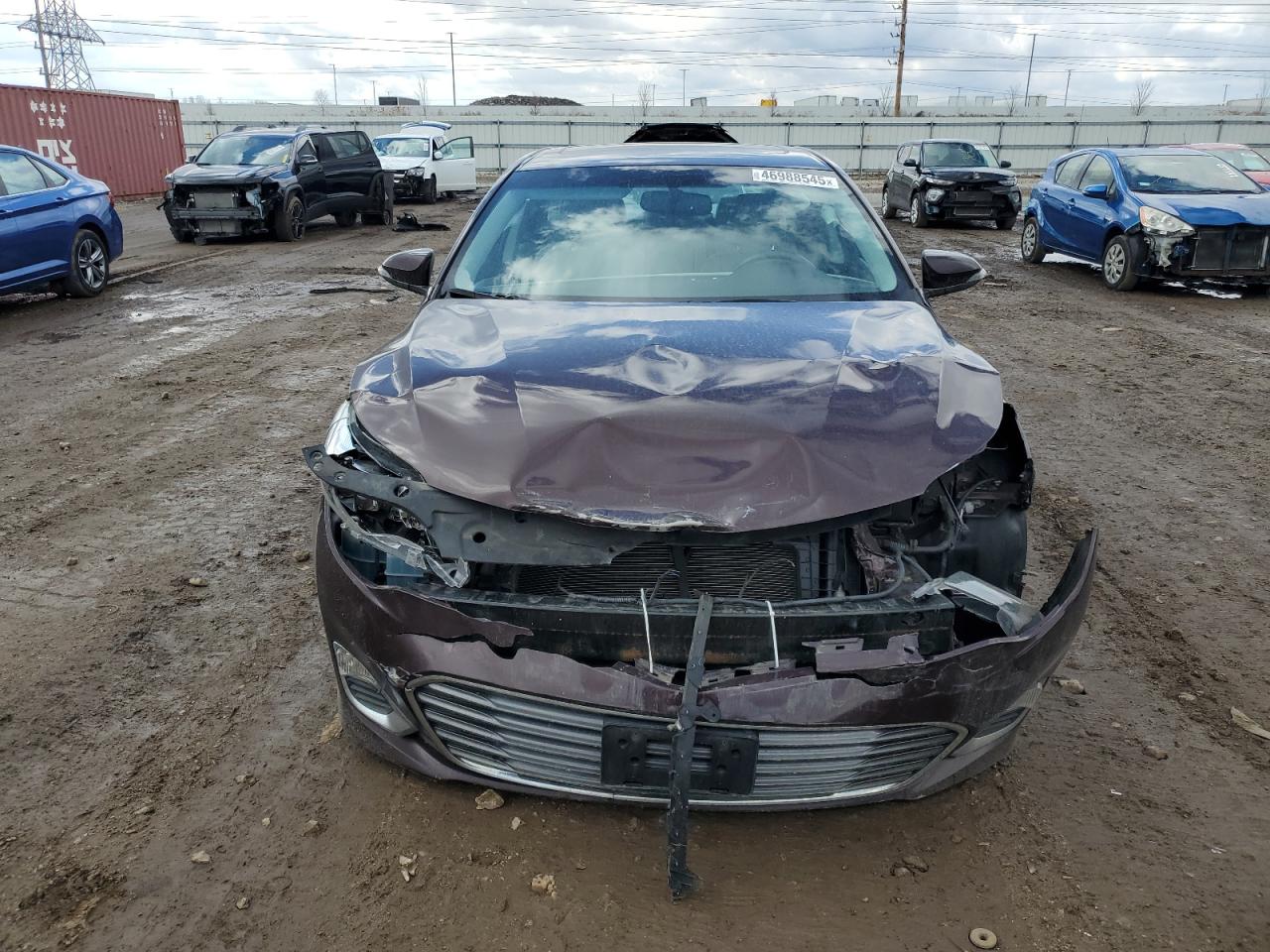 2014 Toyota Avalon VIN 4T1BK1EB6EU123347 Copart auction photo, front end / side damage thumbnail 5