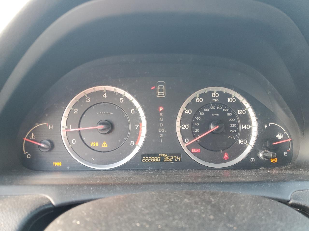 2008 Honda Accord VIN JHMCP26388C005266 Copart auction photo, all over damage thumbnail 9