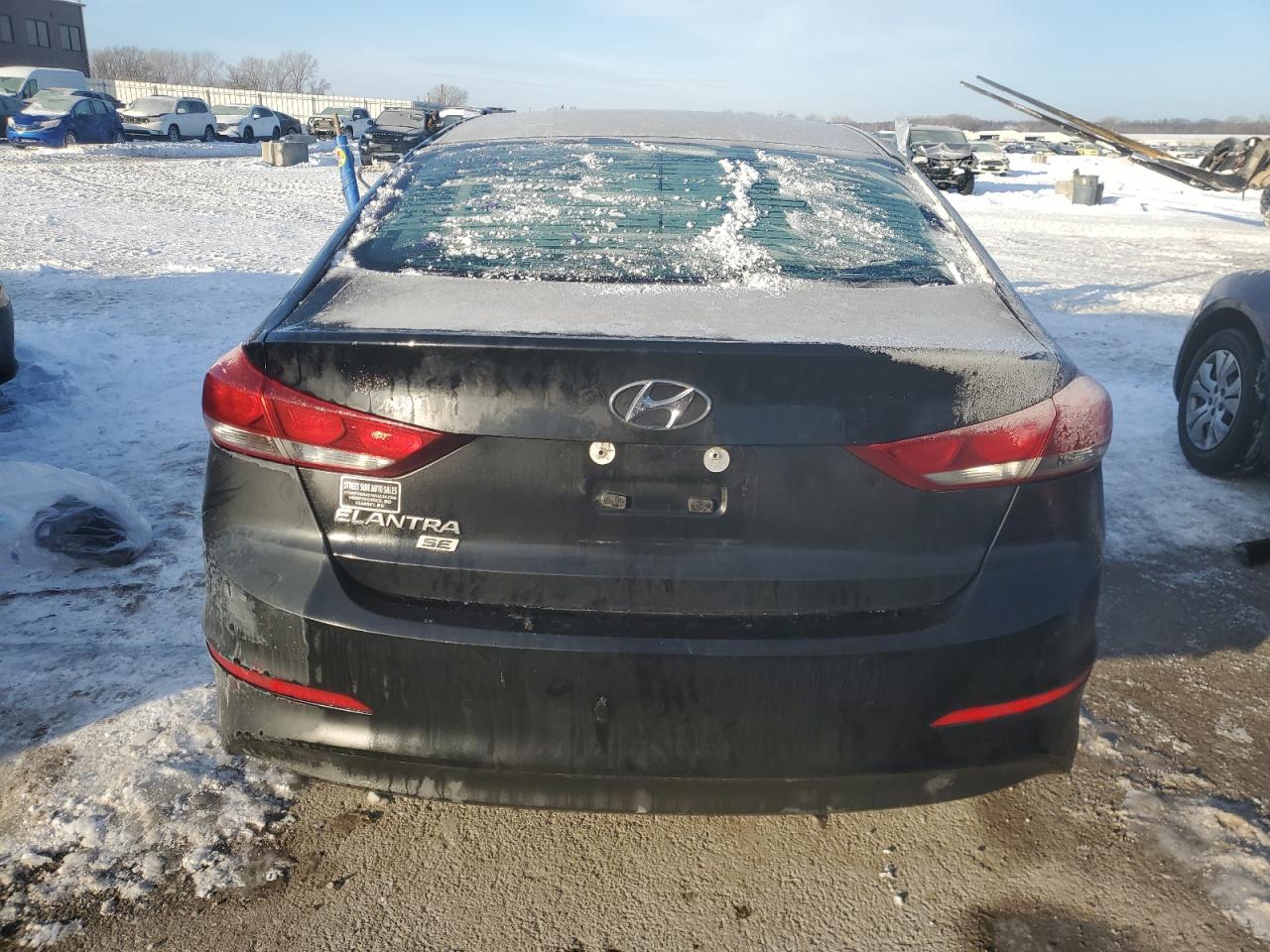 2018 Hyundai Elantra VIN 5NPD74LF9JH274368 Copart auction photo, front end / minor dent/scratches damage thumbnail 6