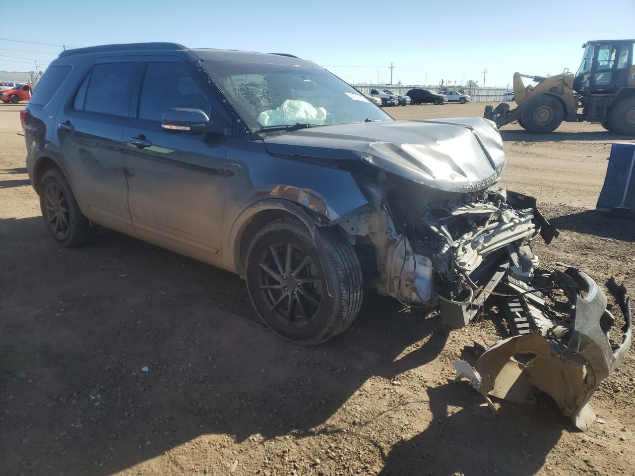 2017 Ford Explorer VIN 1FM5K8D88HGA75638 Copart auction photo, front end / rear end damage thumbnail 4