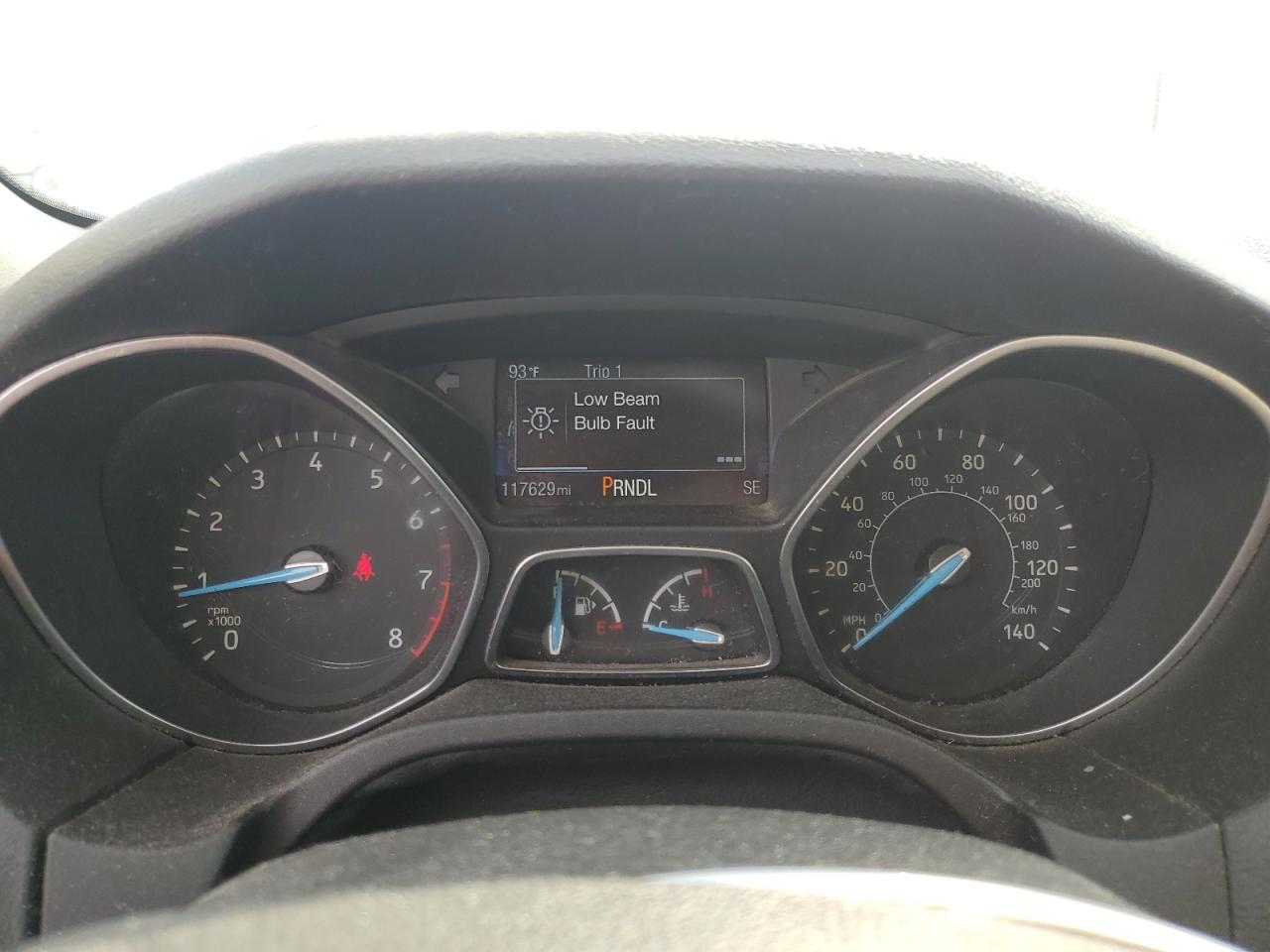 2016 Ford Focus VIN 1FADP3F27GL205630 Copart auction photo, front end damage thumbnail 9