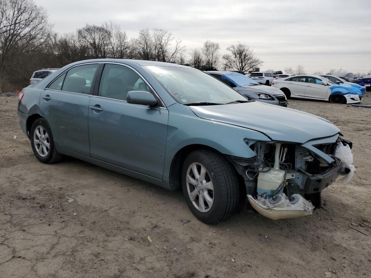 2011 Toyota Camry VIN 4T1BF3EK8BU597909 Copart auction photo, front end / side damage thumbnail 4