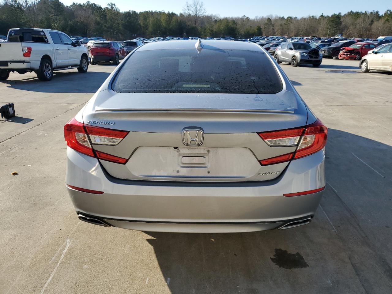 2020 Honda Accord VIN 1HGCV1F32LA144090 Copart auction photo, side damage thumbnail 6