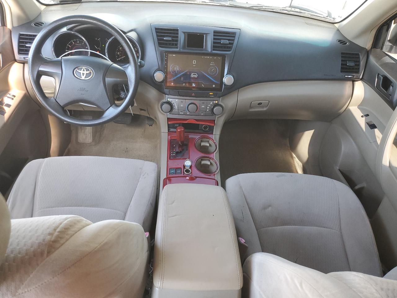 2010 Toyota Highlander VIN JTEZA3EH7A2009817 Copart auction photo, side / front end damage thumbnail 8