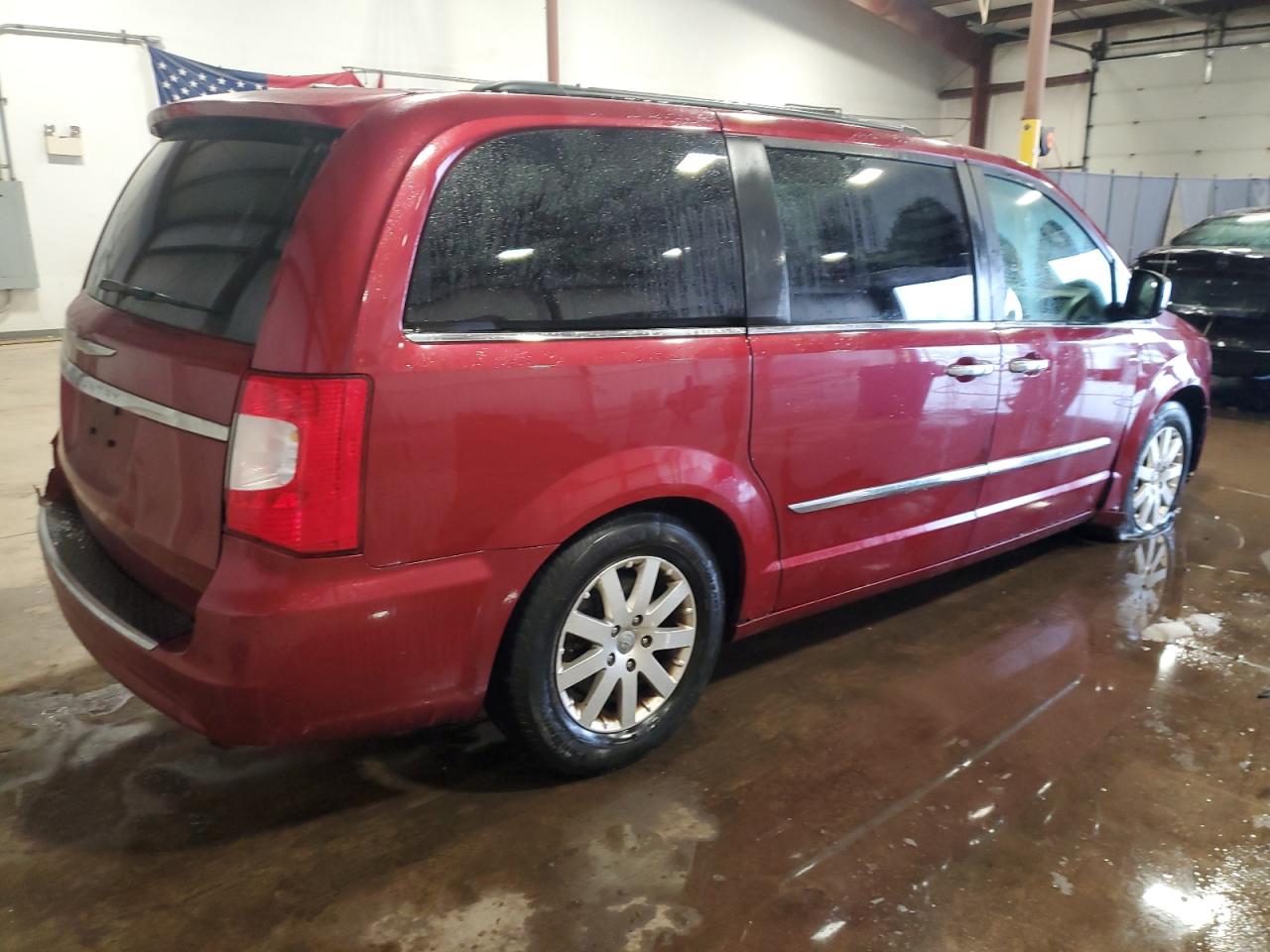 2012 Chrysler Town & Country VIN 2C4RC1CG0CR414466 Copart auction photo, rear end / side damage thumbnail 3