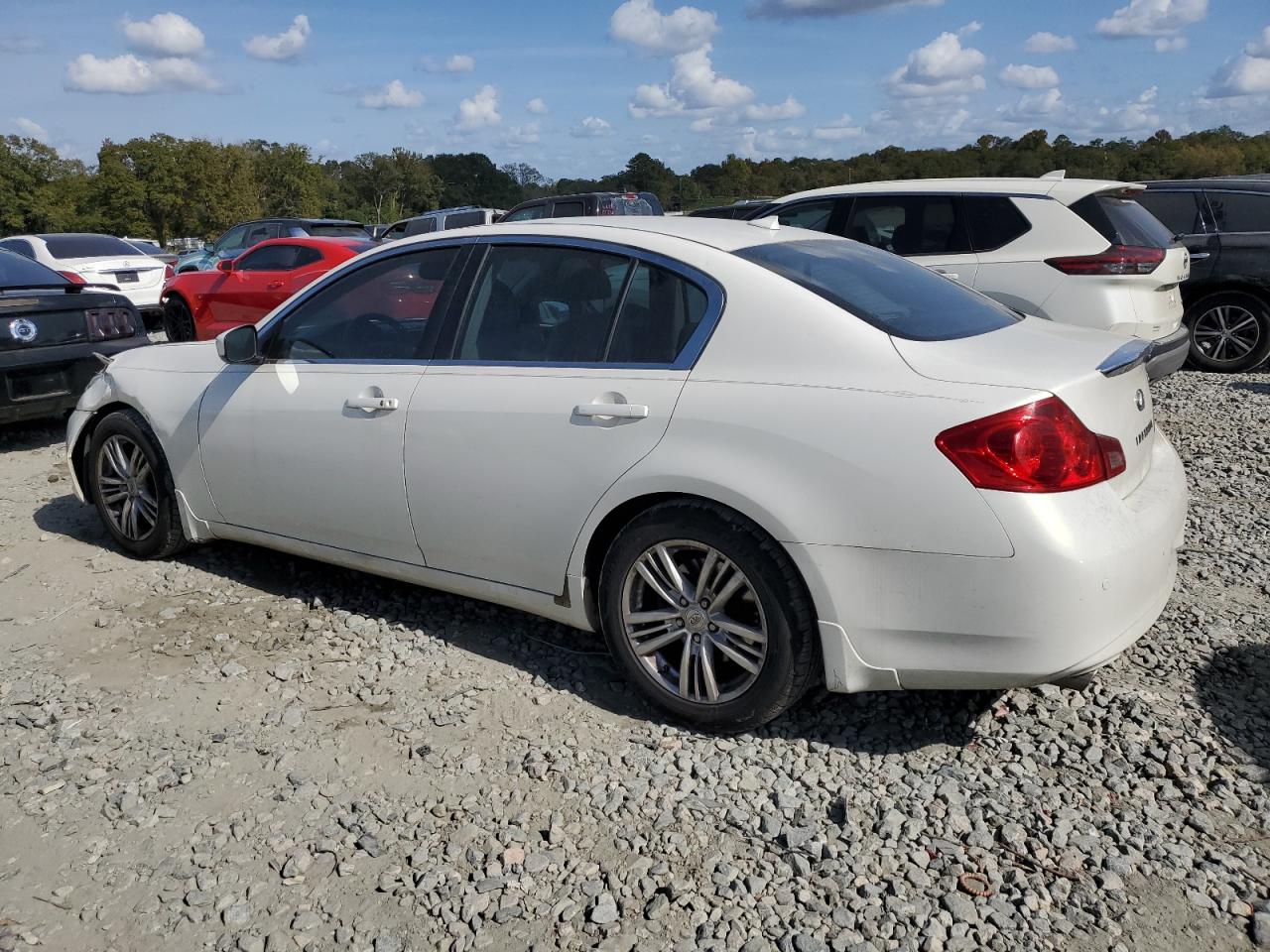 2010 Infiniti G VIN JN1CV6AP0AM407553 Copart auction photo, front end damage thumbnail 2