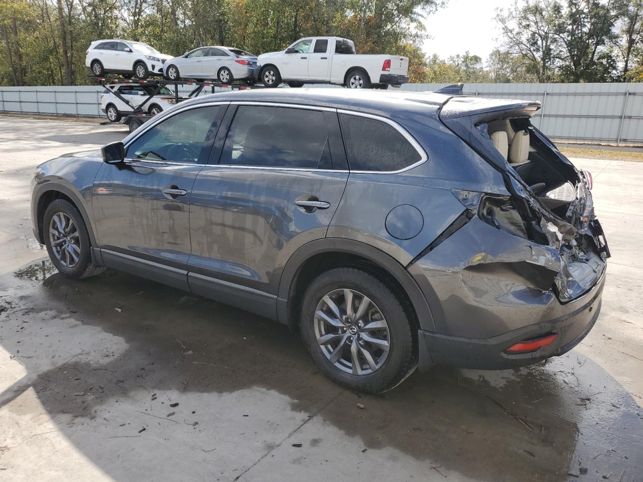 2020 Mazda CX-9 VIN JM3TCACY6L0423284 Copart auction photo, rear end / minor dent/scratches damage thumbnail 2