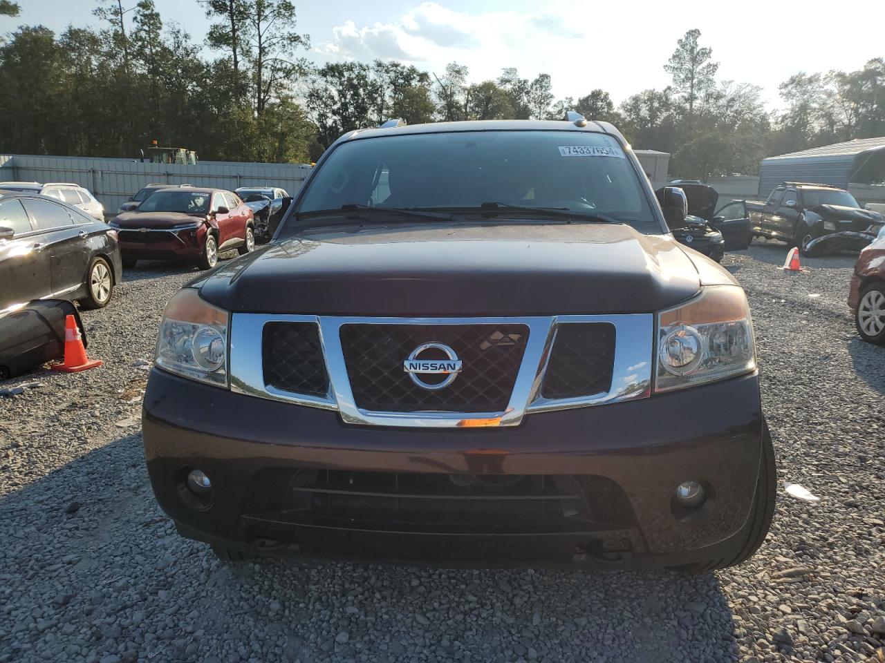 2015 Nissan Armada VIN 5N1BA0NDXFN610948 Copart auction photo, all over damage thumbnail 5