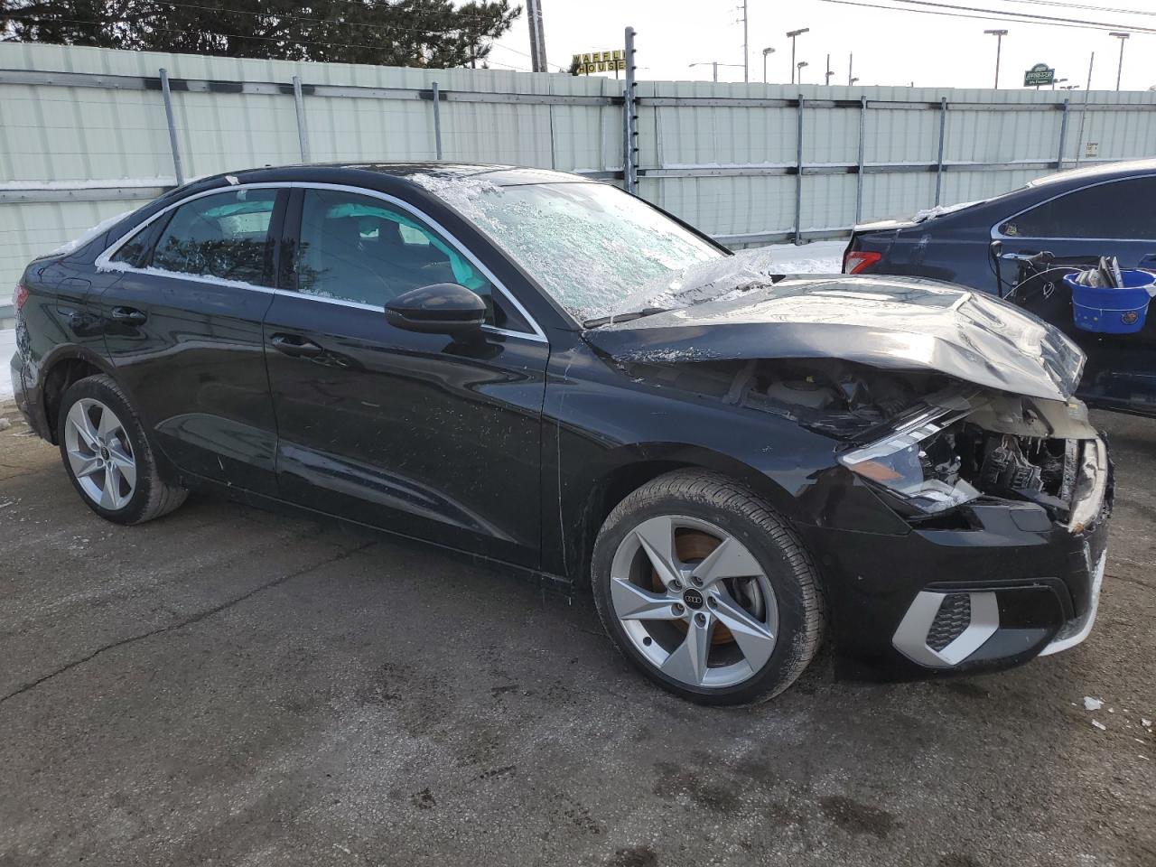 2024 Audi A3 VIN WAUAUDGY5RA079343 Copart auction photo, front end damage thumbnail 4