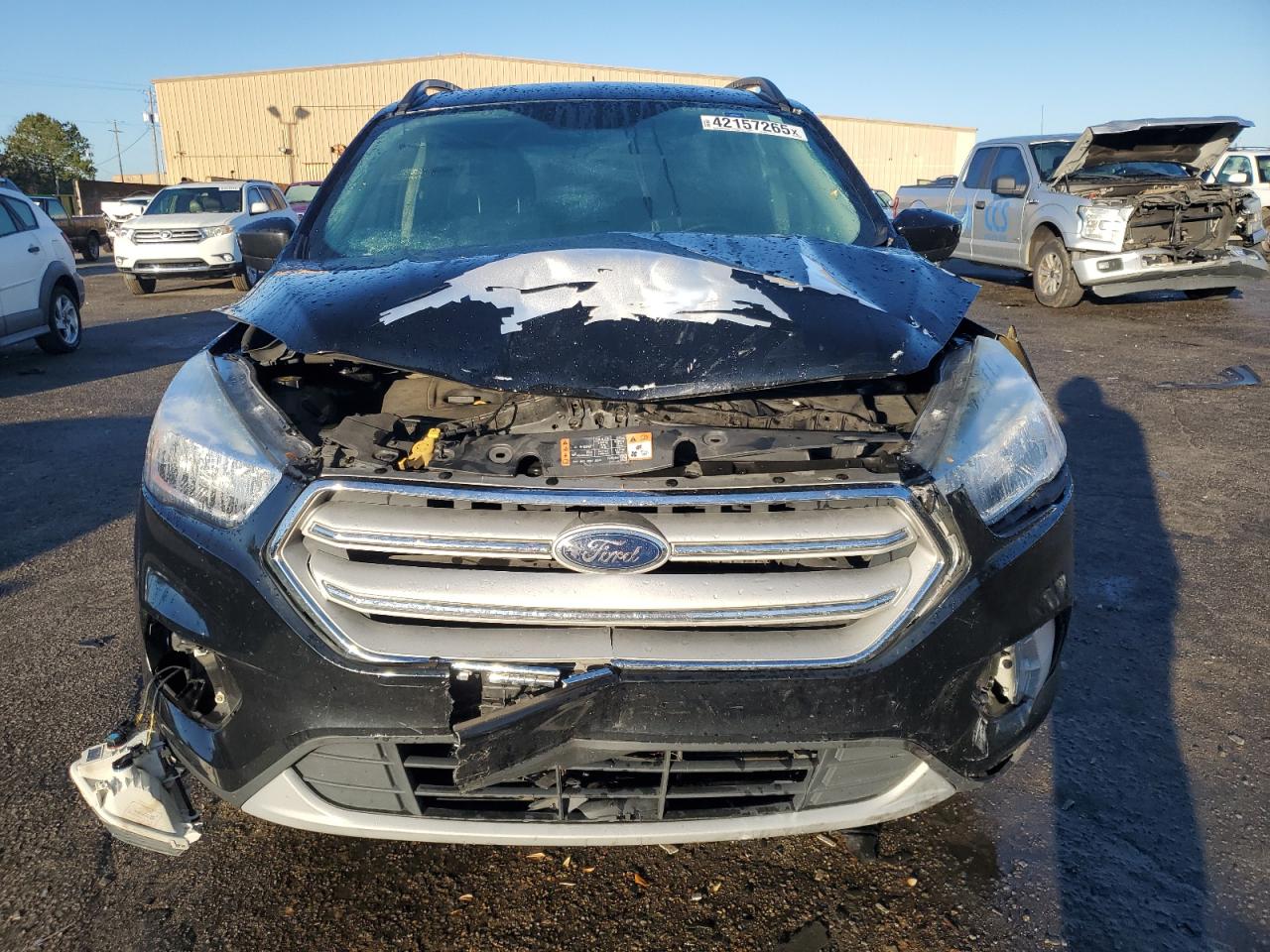 2018 Ford Escape VIN 1FMCU0GD1JUB40252 Copart auction photo, front end damage thumbnail 5