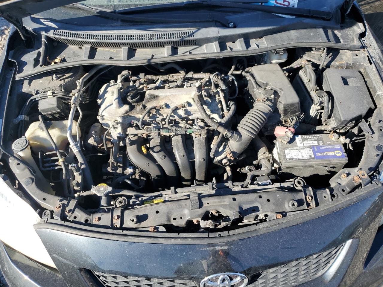 2010 Toyota Corolla VIN 1NXBU4EEXAZ281853 Copart auction photo, front end / rear end damage thumbnail 11