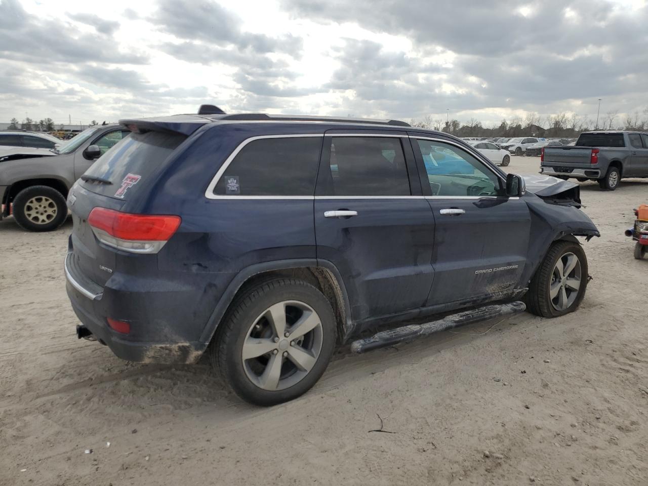 2016 Jeep Grand Cherokee VIN 1C4RJEBG1GC314521 Copart auction photo, front end damage thumbnail 3