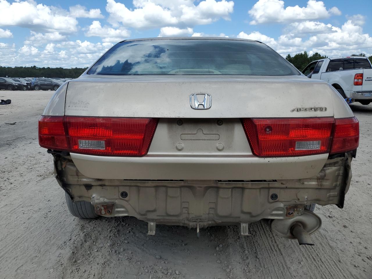 2005 Honda Accord VIN 1HGCM56445A159177 Copart auction photo, rear end damage thumbnail 6