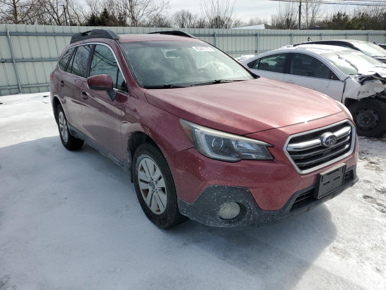 2018 Subaru Outback VIN 4S4BSACC0J3295904 Copart auction photo, side / front end damage thumbnail 4