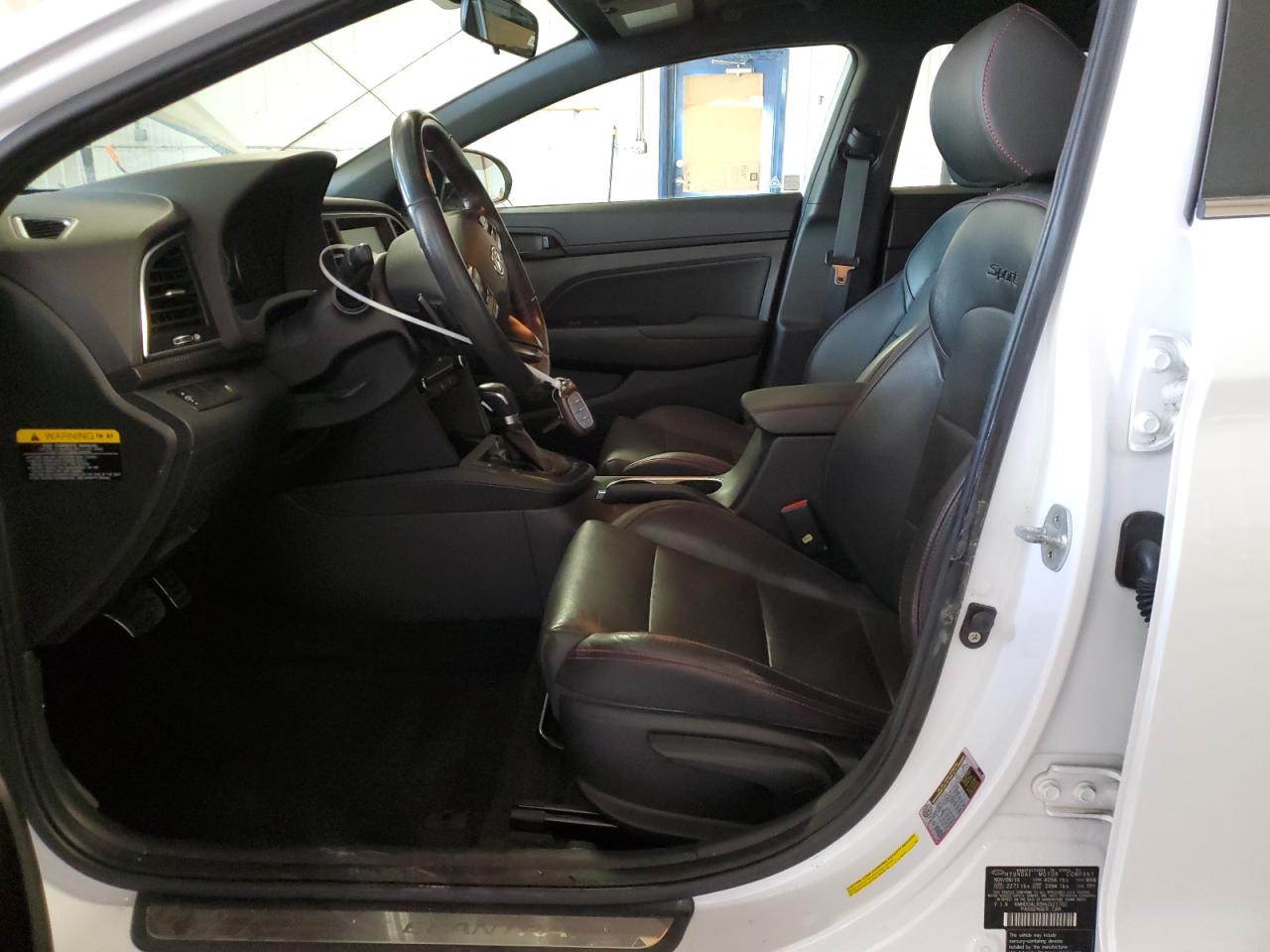 2017 Hyundai Elantra VIN KMHD04LB5HU321702 Copart auction photo, front end / rear end damage thumbnail 7