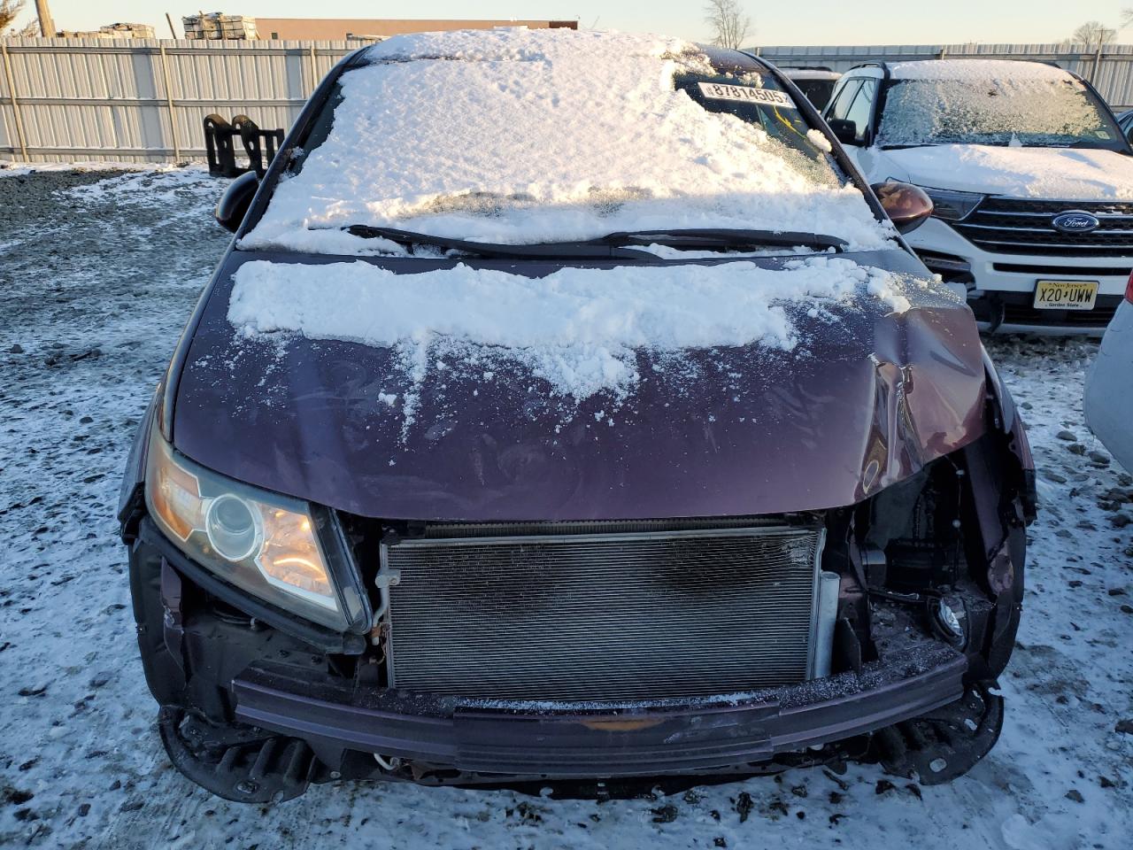 2014 Honda Odyssey VIN 5FNRL5H6XEB137248 Copart auction photo, front end damage thumbnail 5