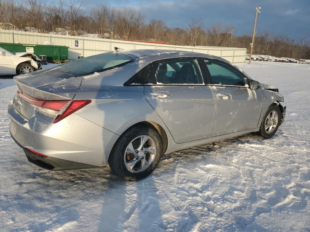 2021 Hyundai Elantra VIN 5NPLL4AGXMH017839 Copart auction photo, front end / minor dent/scratches damage thumbnail 3